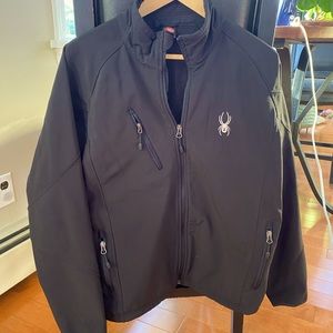 Spyder Fleece Lined Jacket with Zippered Pockets.